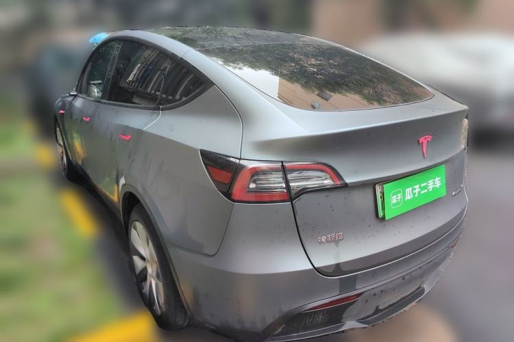 Used Tesla Model Y 2021 Standard Range Rear-Wheel Drive Version Rear Left 45 Deg