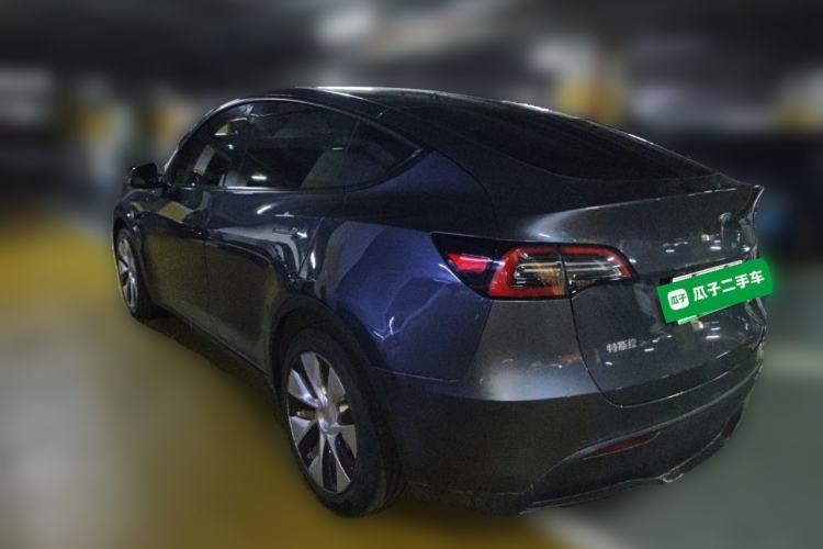 Used Tesla Model Y 2021 Long-Range All-Wheel-Drive Version Rear Left 45 Deg