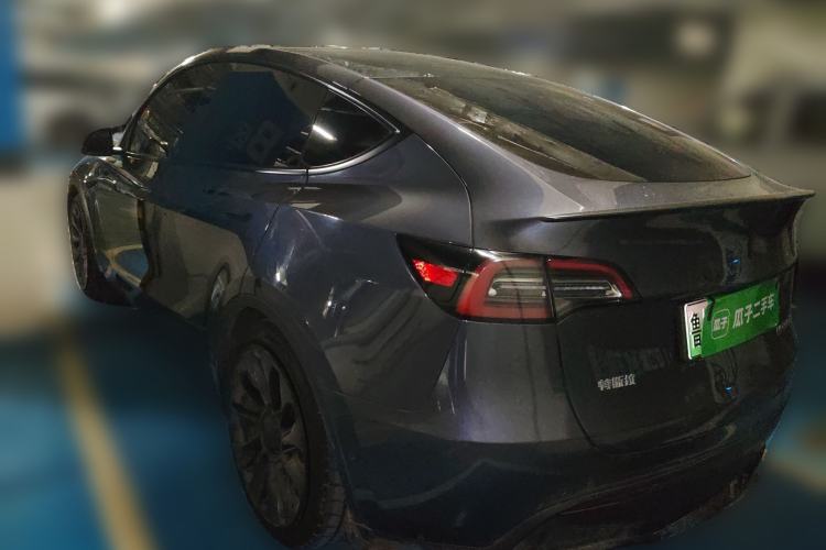Used Tesla Model Y 2021 Performance High-Performance All-Wheel-Drive Version Rear Left 45 Deg