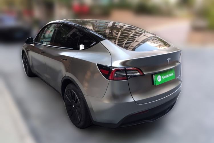 Used Tesla Model Y 2021 Long-Range All-Wheel-Drive Version 3D7 Rear Left 45 Deg