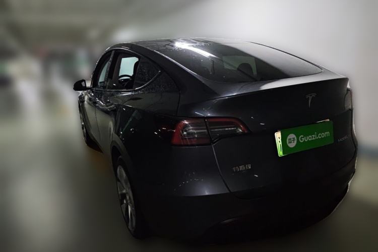 Used Tesla Model Y 2021 Standard Range Rear-Wheel Drive Version Rear Left 45 Deg