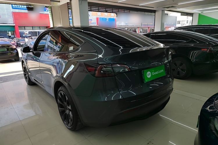 Used Tesla Model Y 2021 Long-Range All-Wheel-Drive Version Rear Left 45 Deg
