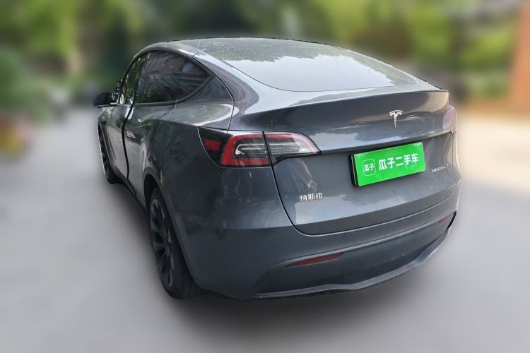 Used Tesla Model Y 2021 Long-Range All-Wheel-Drive Version Rear Left 45 Deg