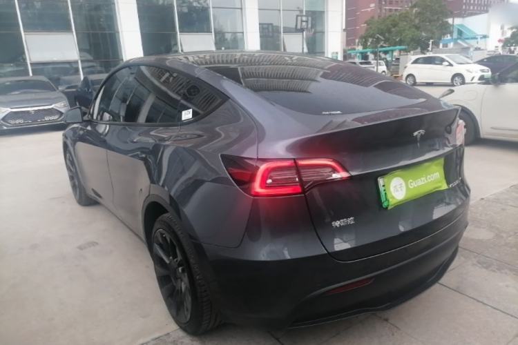 Used Tesla Model Y 2021 Long-Range All-Wheel-Drive Version Rear Left 45 Deg