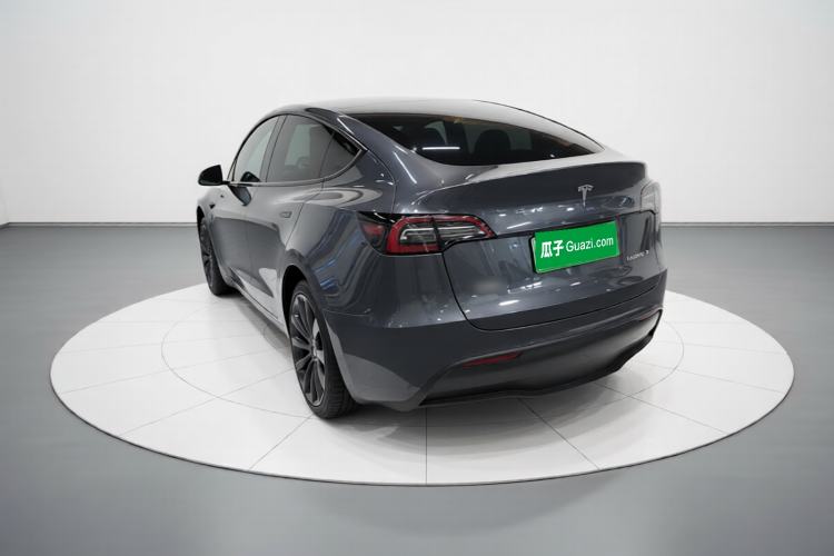 Used Tesla Model Y 2021 Long-Range All-Wheel-Drive Version Rear Left 45 Deg