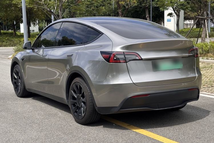 Used Tesla Model Y 2021 Standard Range Rear-Wheel Drive Version Rear Left 45 Deg