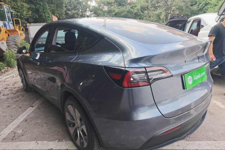 Used Tesla Model Y 2021 Long-Range All-Wheel-Drive Version Rear Left 45 Deg
