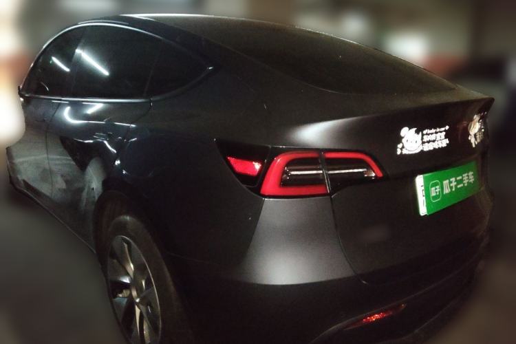 Used Tesla Model Y 2021 Standard Range Rear-Wheel Drive Version Rear Left 45 Deg