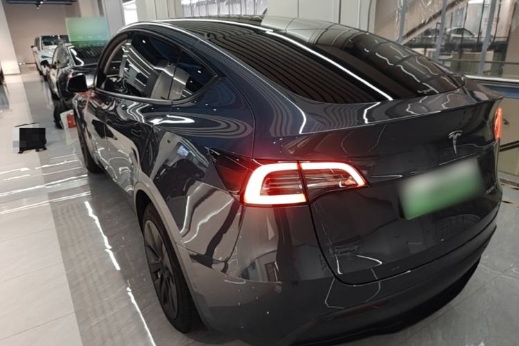 Used Tesla Model Y 2021 Standard Range Rear-Wheel Drive Version Rear Left 45 Deg