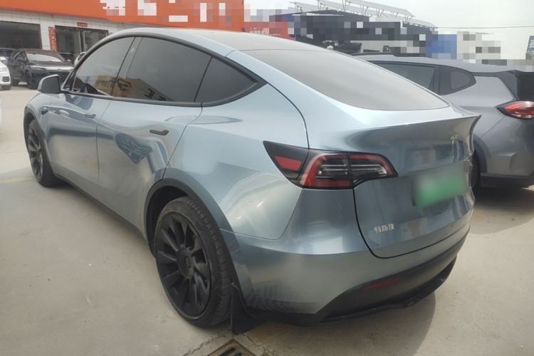 Used Tesla Model Y 2021 Standard Range Rear-Wheel Drive Version Rear Left 45 Deg