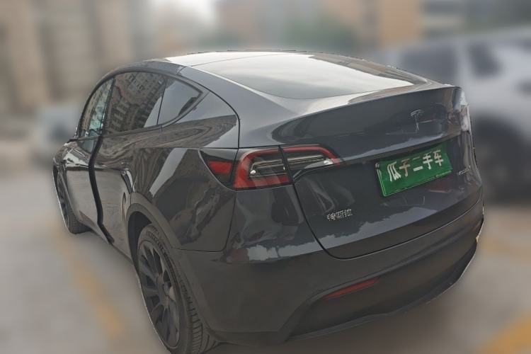 Used Tesla Model Y 2021 Long-Range All-Wheel-Drive Version 3D7 Rear Left 45 Deg