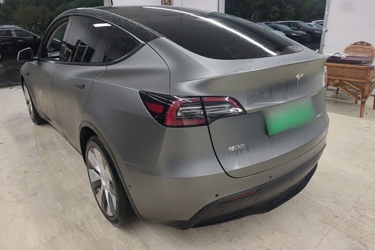 Used Tesla Model Y 2021 Standard Range Rear-Wheel Drive Version Rear Left 45 Deg