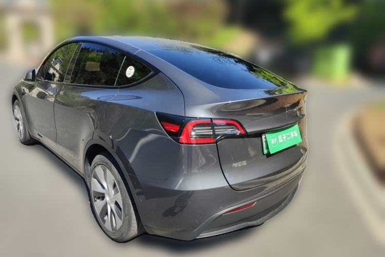 Used Tesla Model Y 2021 Standard Range Rear-Wheel Drive Version Rear Left 45 Deg