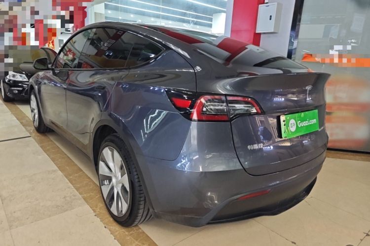 Used Tesla Model Y 2021 Standard Range Rear-Wheel Drive Version Rear Left 45 Deg