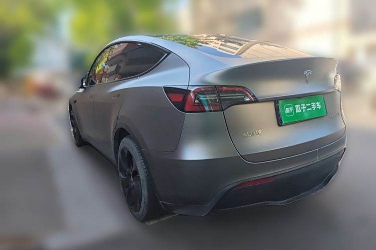 Used Tesla Model Y 2021 Standard Range Rear-Wheel Drive Version Rear Left 45 Deg