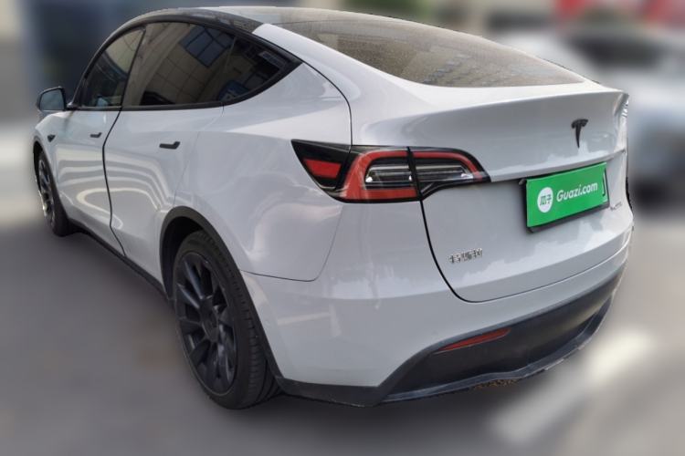 Used Tesla Model Y 2021 Standard Range Rear-Wheel Drive Version Rear Left 45 Deg