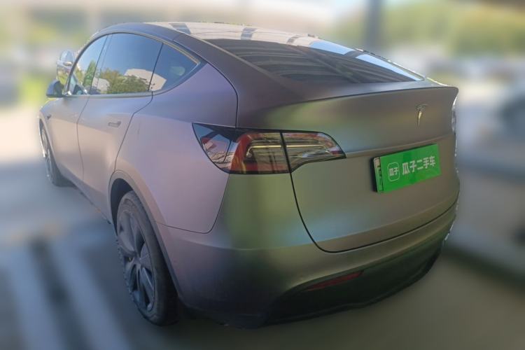 Used Tesla Model Y 2021 Standard Range Rear-Wheel Drive Version Rear Left 45 Deg
