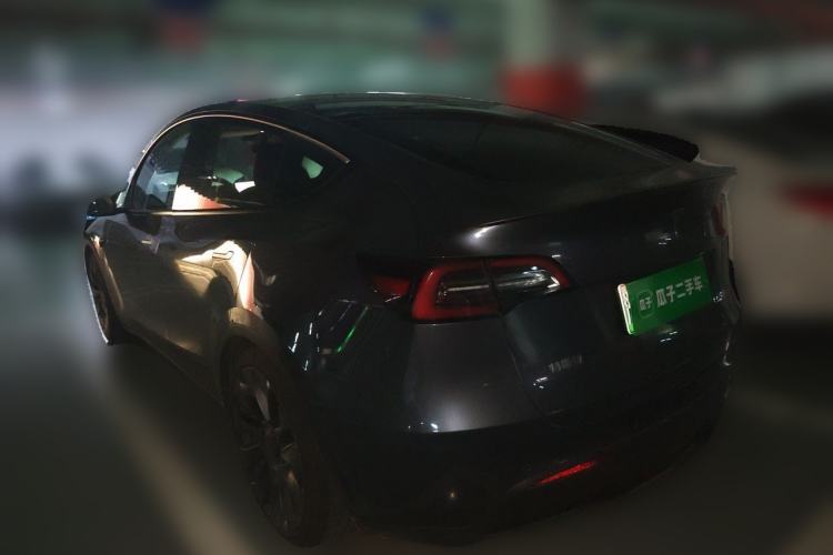 Used Tesla Model Y 2021 Performance High-Performance All-Wheel-Drive Version Rear Left 45 Deg