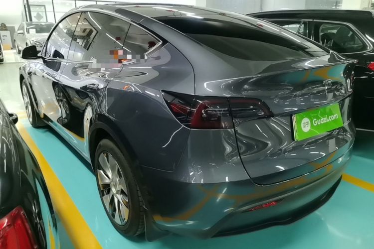 Used Tesla Model Y 2021 Standard Range Rear-Wheel Drive Version Rear Left 45 Deg