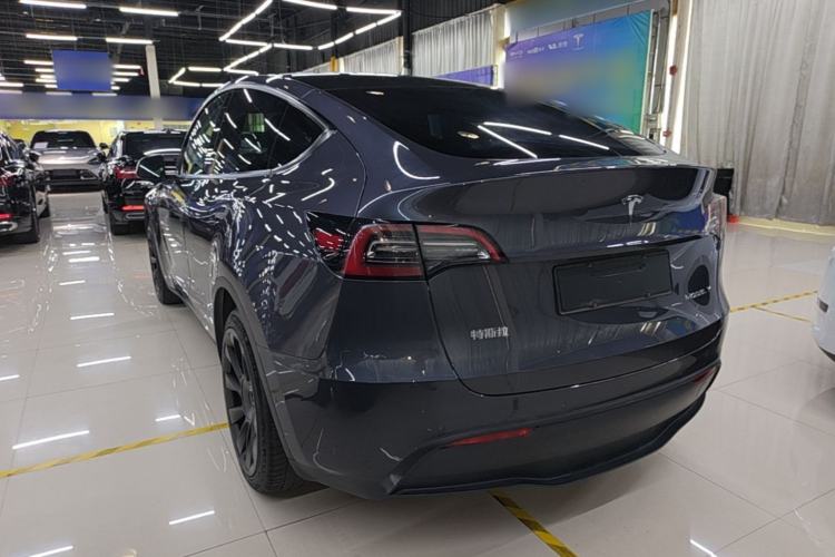Used Tesla Model Y 2021 Long-Range All-Wheel-Drive Version Rear Left 45 Deg