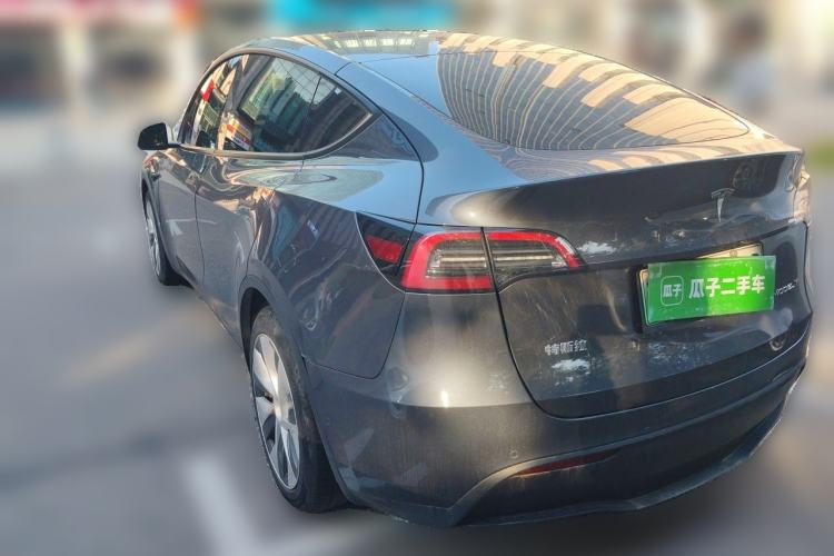 Used Tesla Model Y 2021 Standard Range Rear-Wheel Drive Version Rear Left 45 Deg