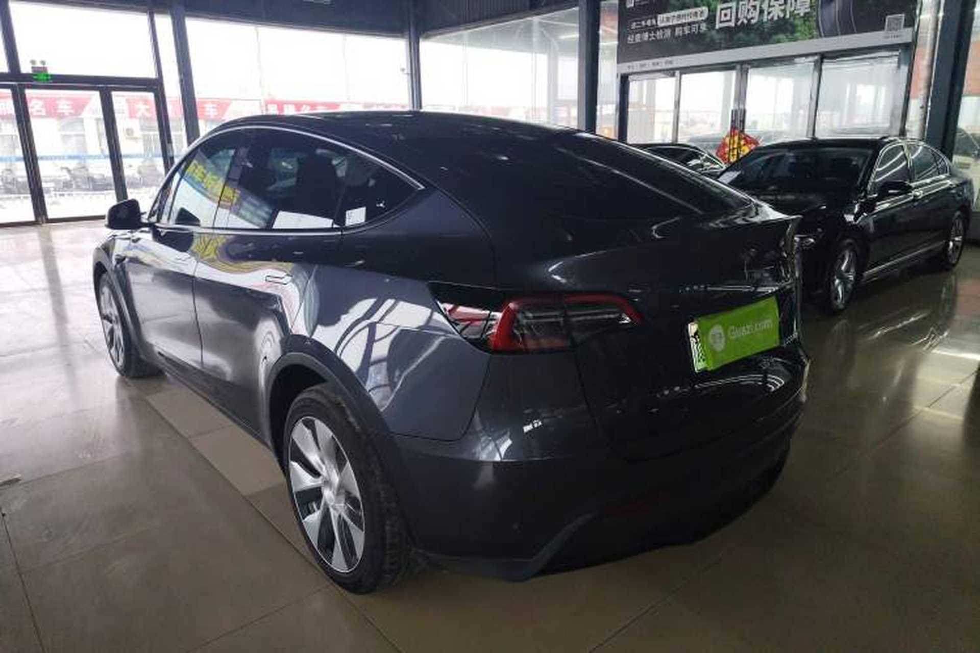 Used Tesla Model Y 2021 Long-Range All-Wheel-Drive Version Rear Left 45 Deg