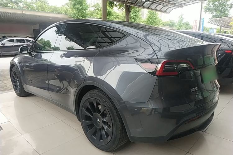 Used Tesla Model Y 2021 Long-Range All-Wheel-Drive Version Rear Left 45 Deg