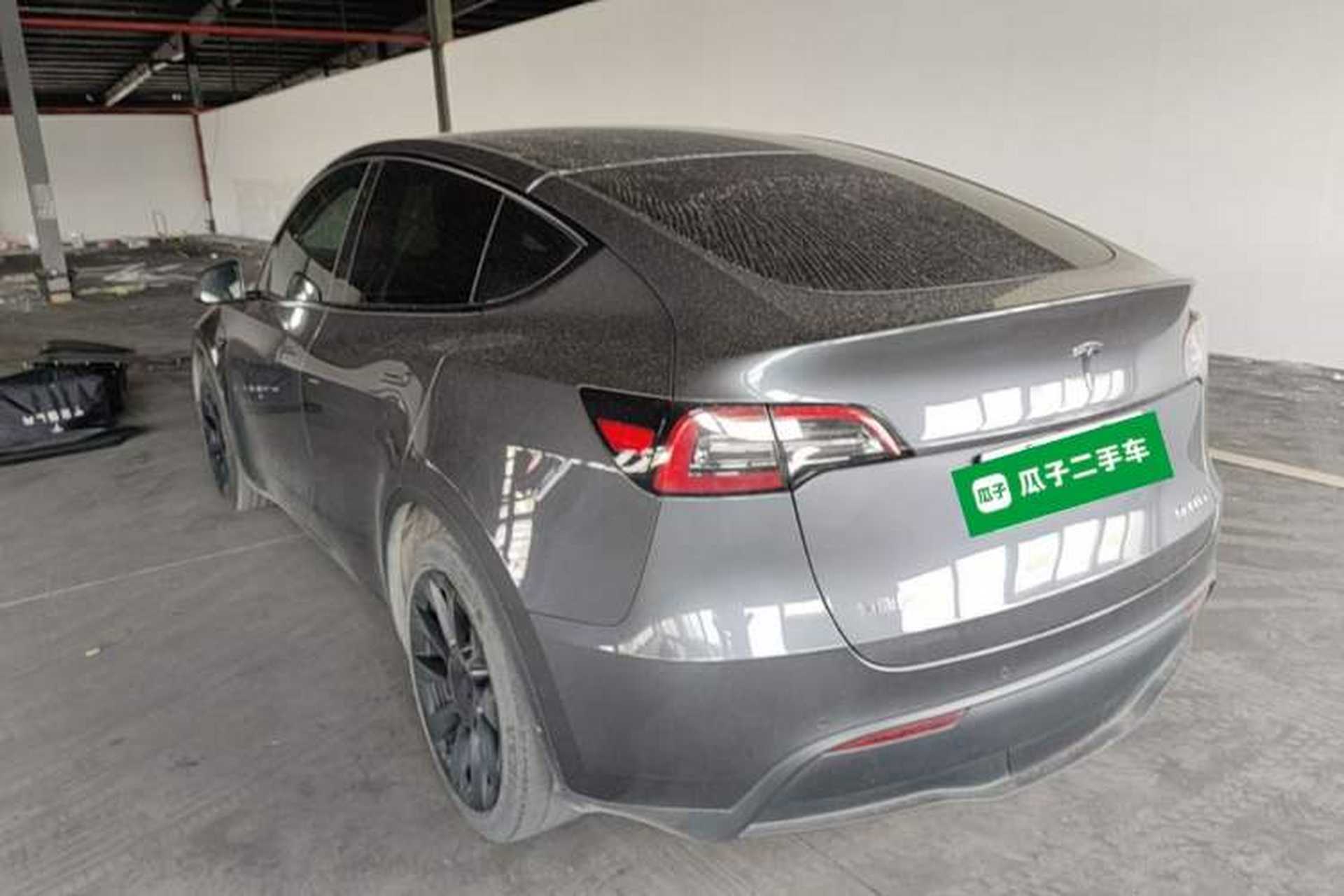 Used Tesla Model Y 2021 Long-Range All-Wheel-Drive Version Rear Left 45 Deg