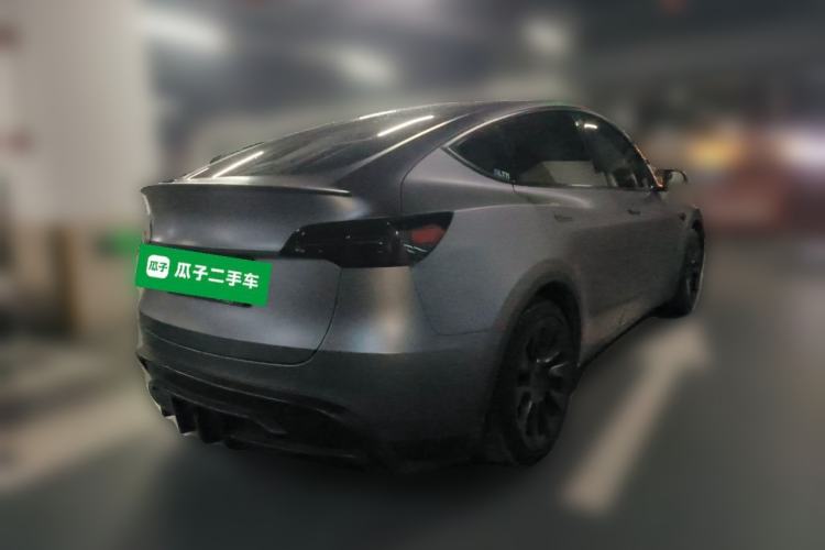 Used Tesla Model Y 2021 Standard Range Rear-Wheel Drive Version Rear Right 45 Deg