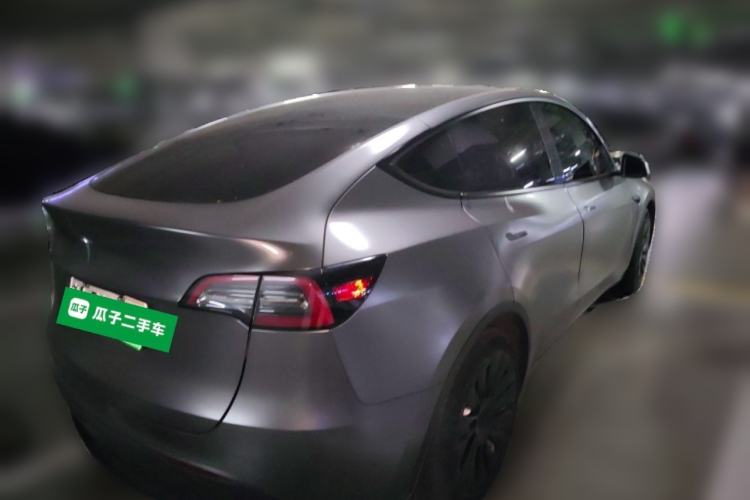 Used Tesla Model Y 2021 Standard Range Rear-Wheel Drive Version Rear Right 45 Deg