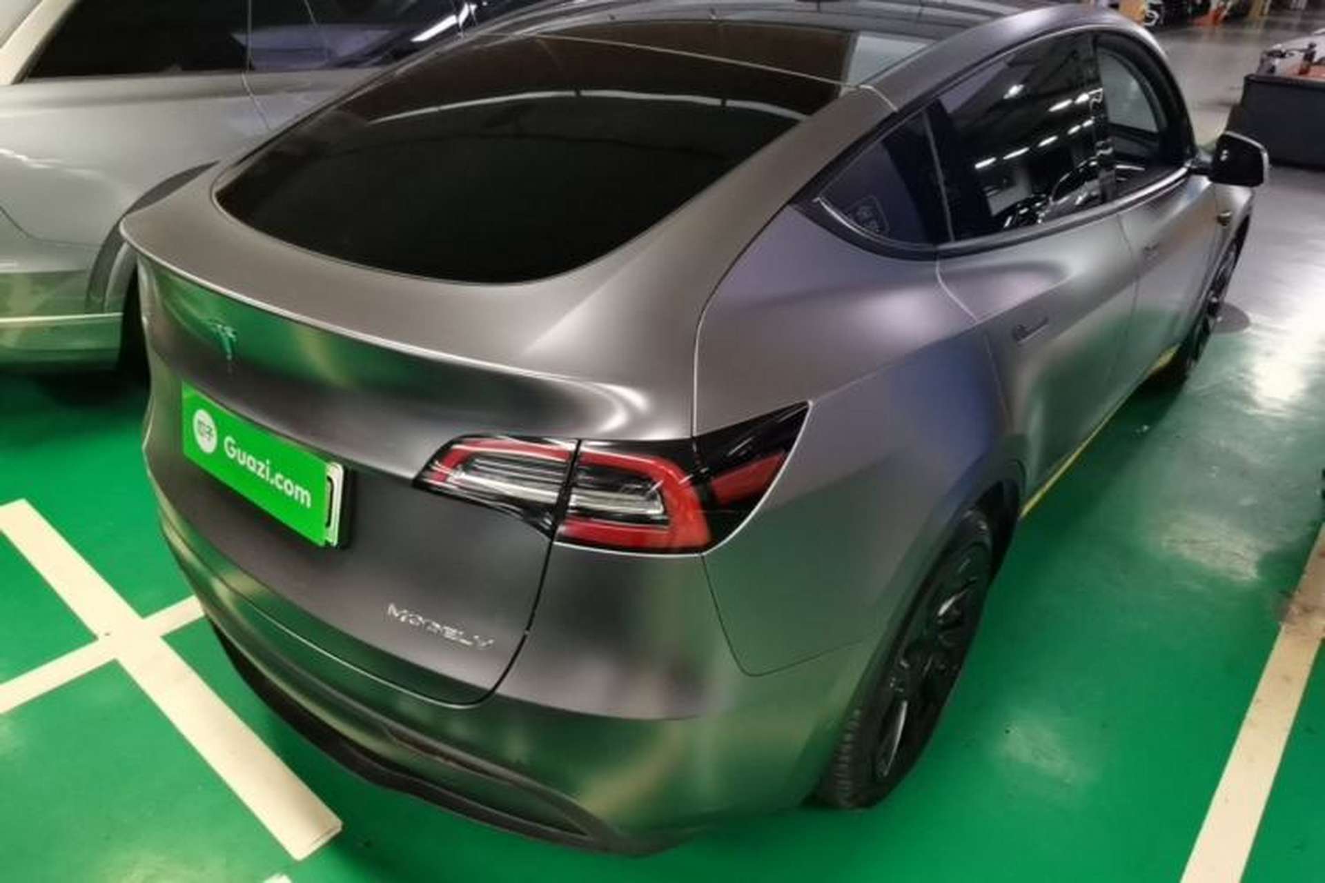 Used Tesla Model Y 2021 Standard Range Rear-Wheel Drive Version Rear Right 45 Deg