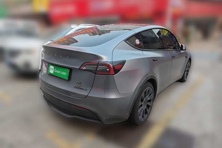 Used Tesla Model Y 2021 Standard Range Rear-Wheel Drive Version Rear Right 45 Deg