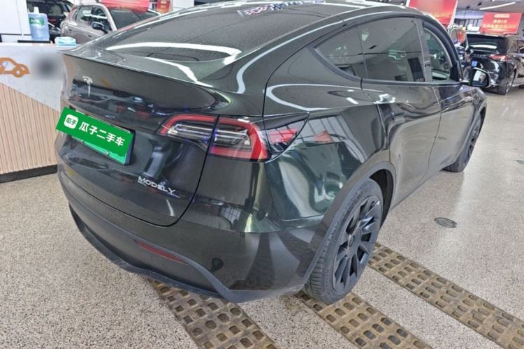 Used Tesla Model Y 2021 Standard Range Rear-Wheel Drive Version Rear Right 45 Deg