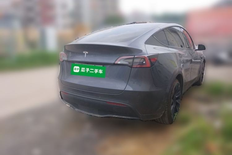 Used Tesla Model Y 2021 Revised Version Long-Range All-Wheel Drive Edition 3D5 Rear Right 45 Deg
