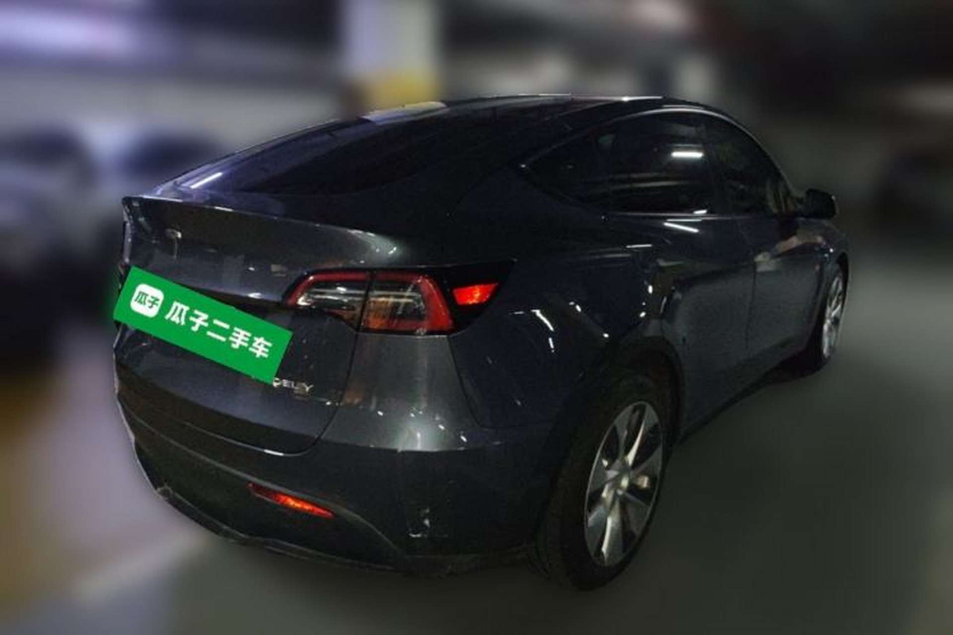 Used Tesla Model Y 2021 Long-Range All-Wheel-Drive Version Rear Right 45 Deg