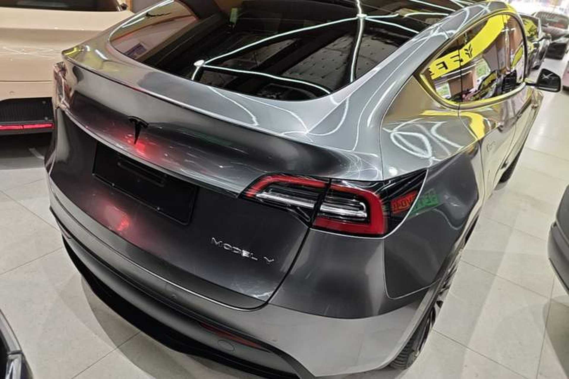 Used Tesla Model Y 2021 Long-Range All-Wheel-Drive Version Rear Right 45 Deg