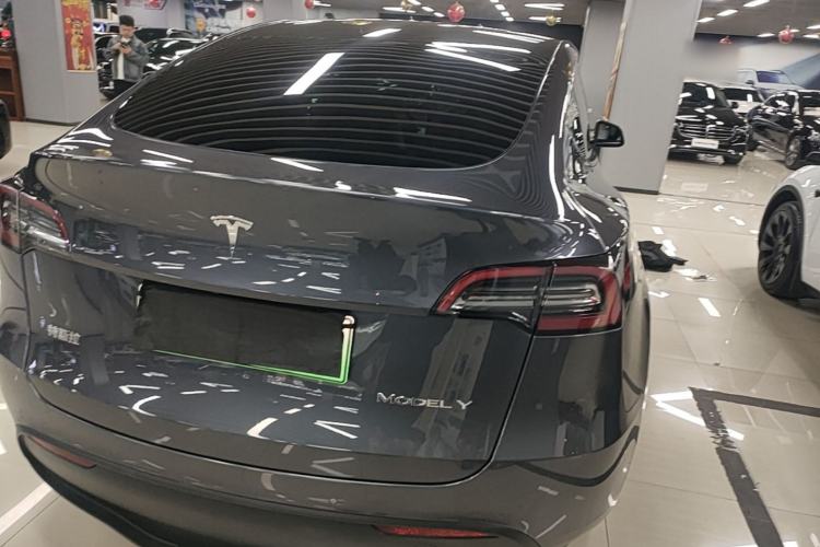 Used Tesla Model Y 2021 Long-Range All-Wheel-Drive Version 3D7 Rear Right 45 Deg