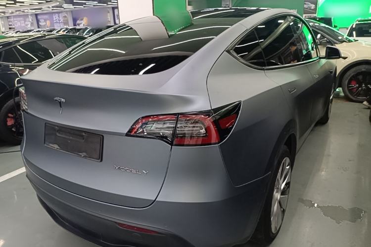 Used Tesla Model Y 2021 Long-Range All-Wheel-Drive Version 3D7 Rear Right 45 Deg
