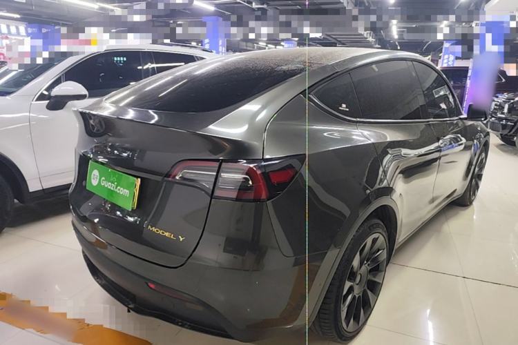 Used Tesla Model Y 2021 Long-Range All-Wheel-Drive Version 3D7 Rear Right 45 Deg