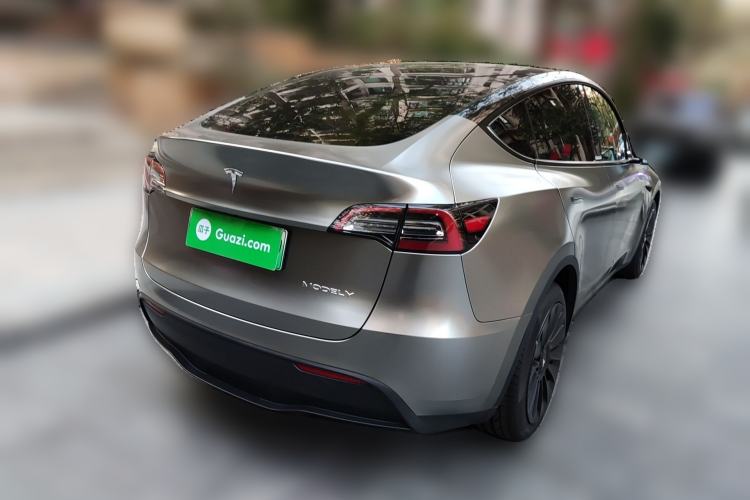 Used Tesla Model Y 2021 Long-Range All-Wheel-Drive Version 3D7 Rear Right 45 Deg