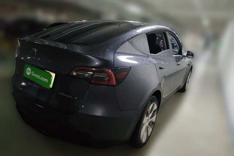 Used Tesla Model Y 2021 Standard Range Rear-Wheel Drive Version Rear Right 45 Deg