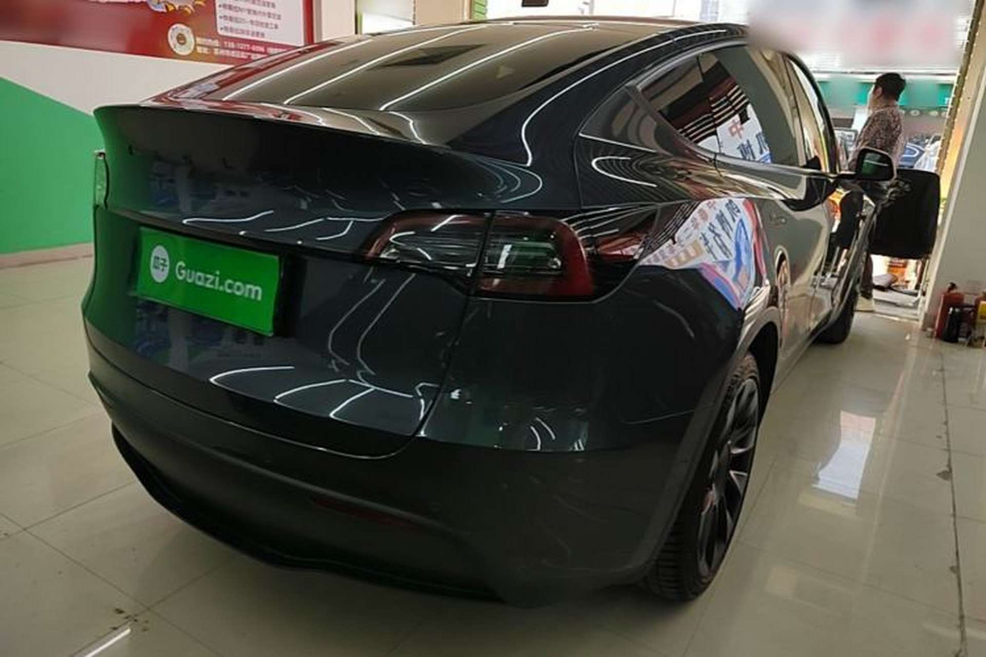 Used Tesla Model Y 2021 Long-Range All-Wheel-Drive Version Rear Right 45 Deg