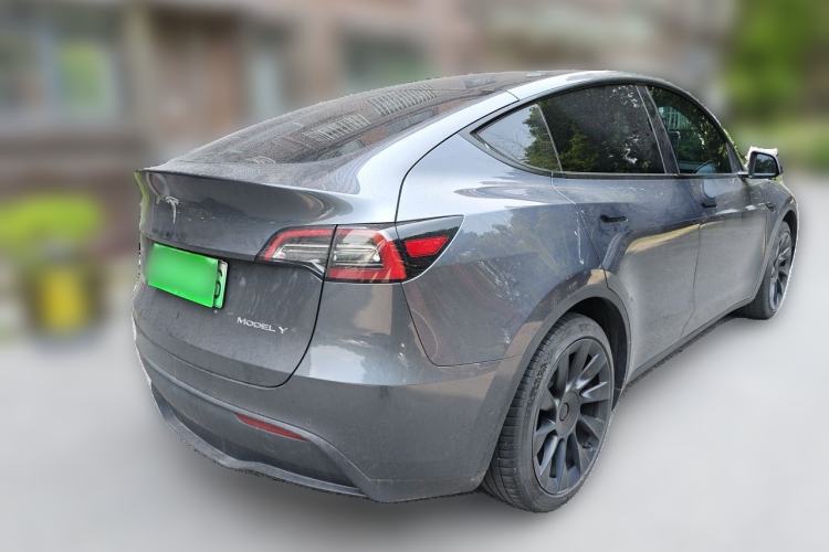 Used Tesla Model Y 2021 Long-Range All-Wheel-Drive Version Rear Right 45 Deg