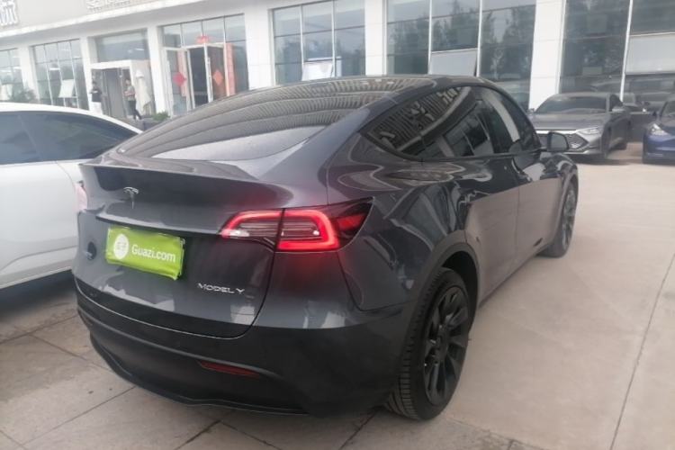 Used Tesla Model Y 2021 Long-Range All-Wheel-Drive Version Rear Right 45 Deg