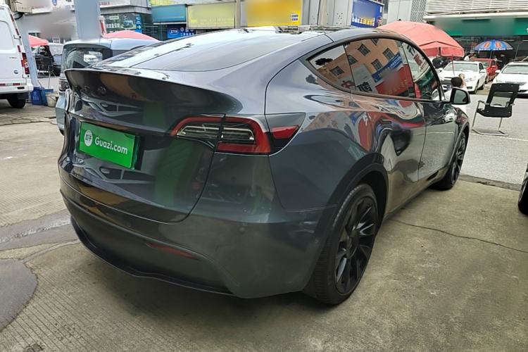 Used Tesla Model Y 2021 Long-Range All-Wheel-Drive Version Rear Right 45 Deg