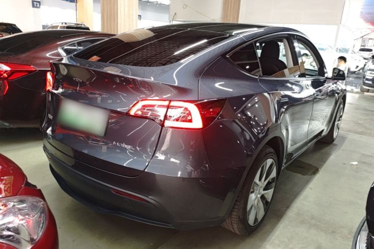 Used Tesla Model Y 2021 Long-Range All-Wheel-Drive Version 3D7 Rear Right 45 Deg