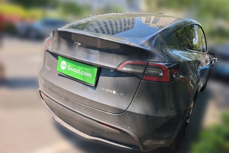 Used Tesla Model Y 2021 Long-Range All-Wheel-Drive Version Rear Right 45 Deg