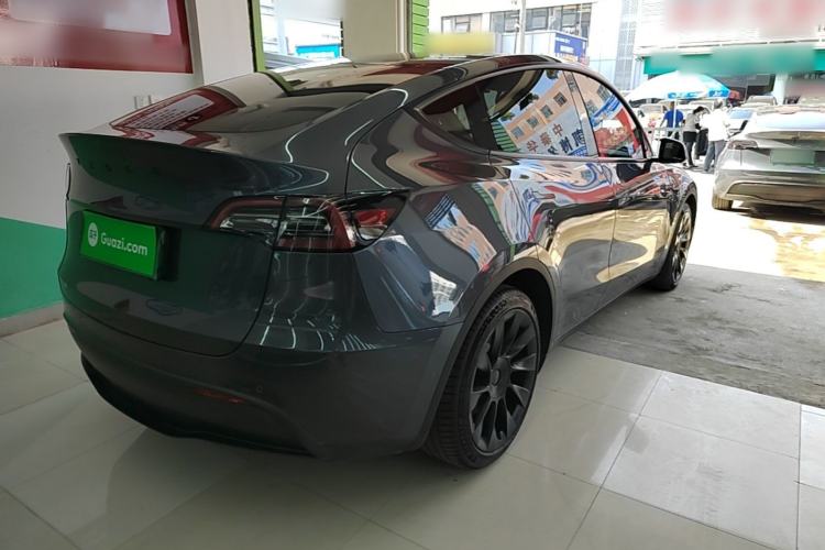 Used Tesla Model Y 2021 Long-Range All-Wheel-Drive Version Rear Right 45 Deg
