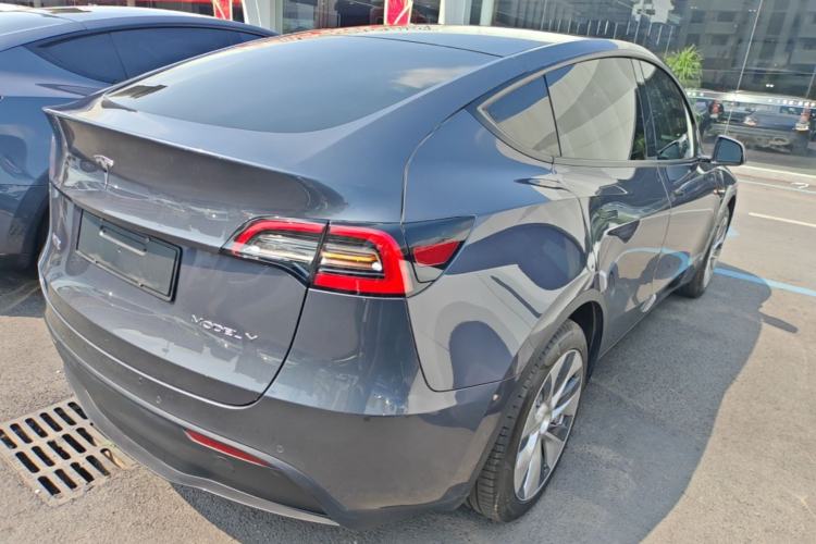 Used Tesla Model Y 2021 Long-Range All-Wheel-Drive Version Rear Right 45 Deg