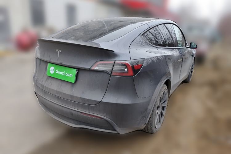 Used Tesla Model Y 2021 Long-Range All-Wheel-Drive Version 3D7 Rear Right 45 Deg